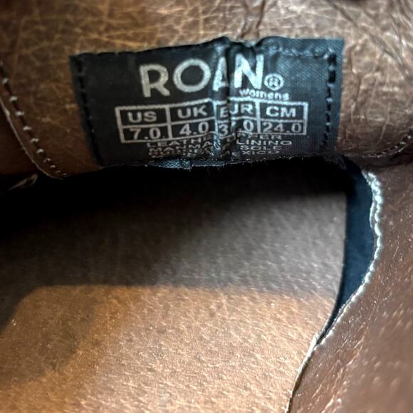 Roan by Bed Stu Brown Suede Oxford Shoes Women’s 7 Wingtip Lace Up Brogue Casual - Picture 9 of 11